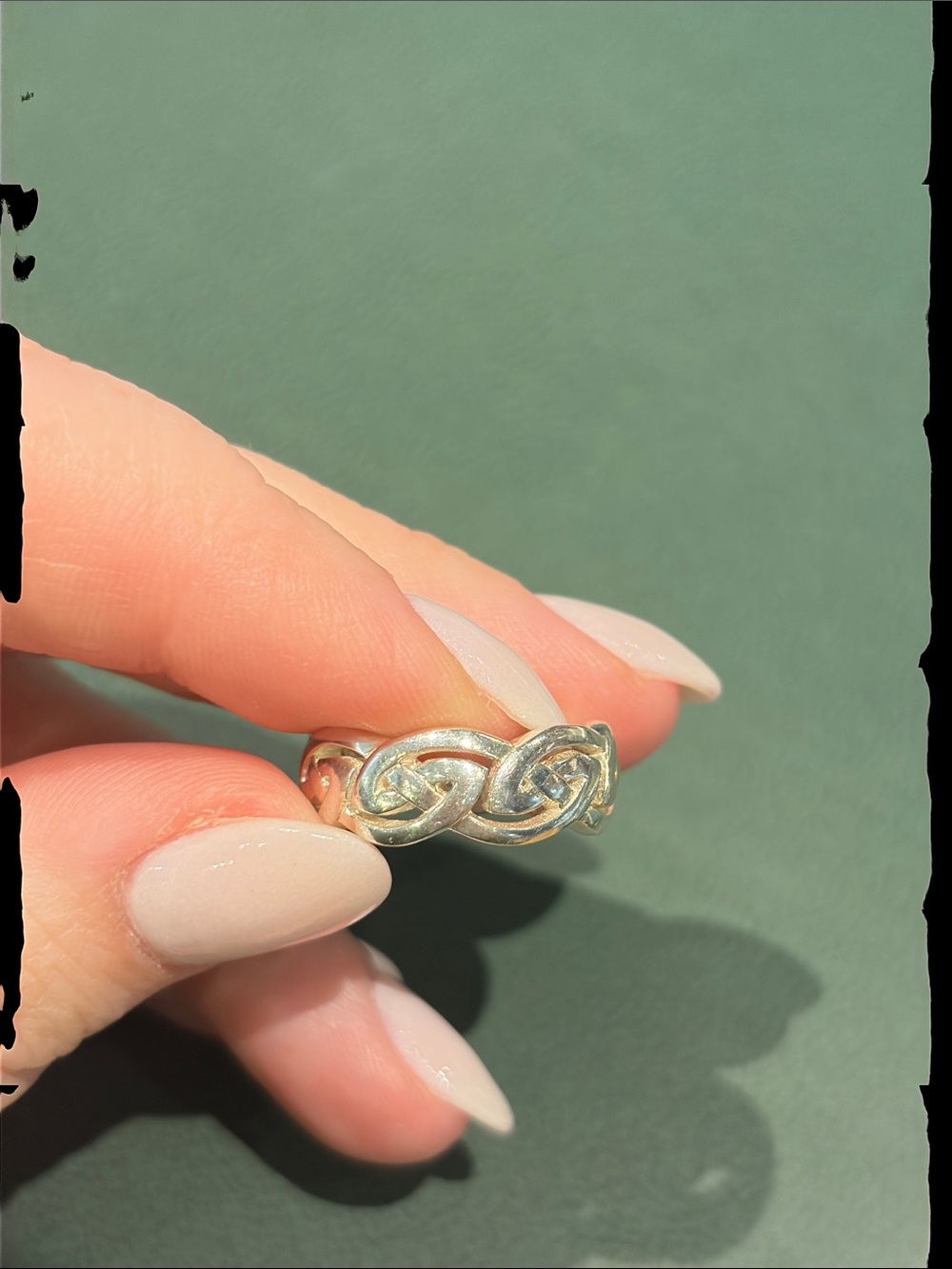 Silver Braided Knot Band Ring - Women's Jewelry